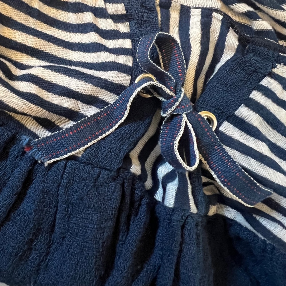 EUC {Luna Luna Copenhagen} Navy & White Striped Sailor Swing Dress | Girls 3T - Picture 14 of 15